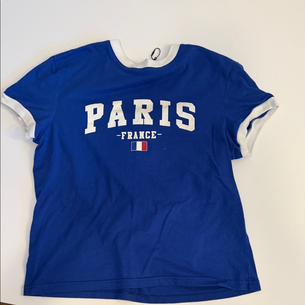 Charlotte Russe Blue Paris Kids Tee